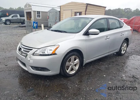 2014 Nissan Sentra Fe+ S/Fe+ Sv/S/Sl/Sr/Sv z USA, uszkodzony, nr VIN 1N4AB7AP5EN853187